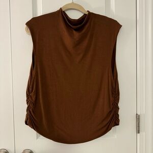 A New Day by Target brown cinched sides tank